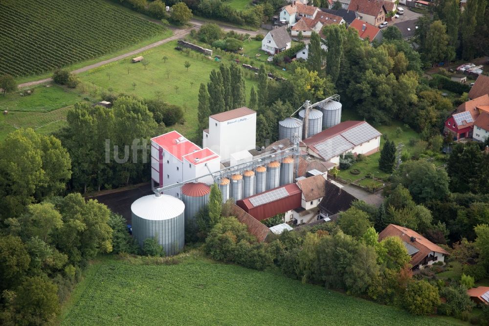 Billigheim-Ingenheim von oben - Ludwigsmühle im Ortsteil Ingenheim in Billigheim-Ingenheim im Bundesland Rheinland-Pfalz