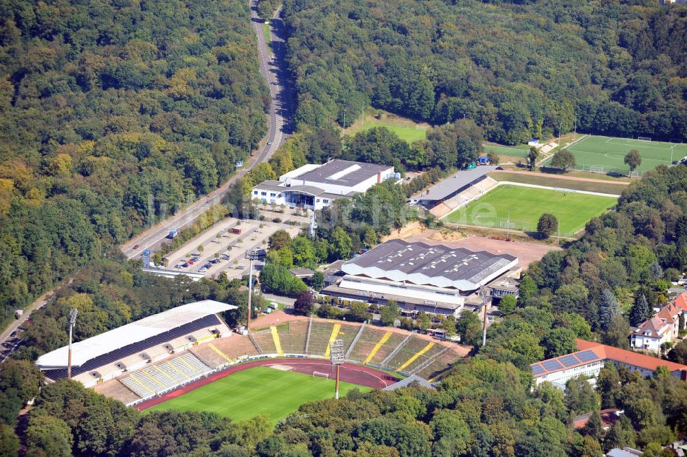 Saarbrücken aus der Vogelperspektive: Ludwigspark-Stadion in Saarbrücken