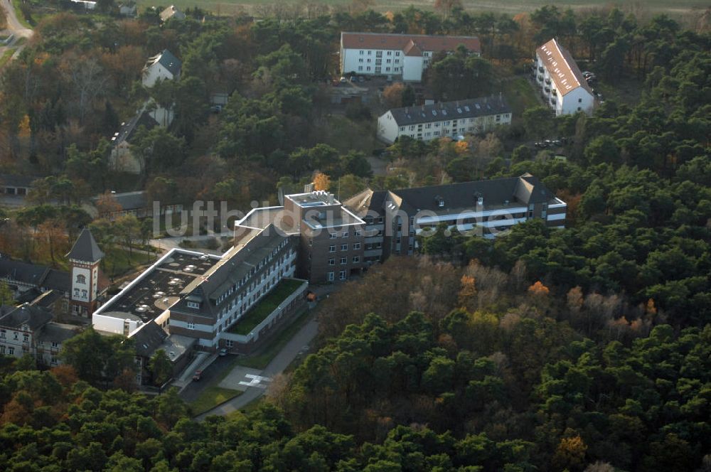 Luftbild Lostau - Lungenklinik Lostau