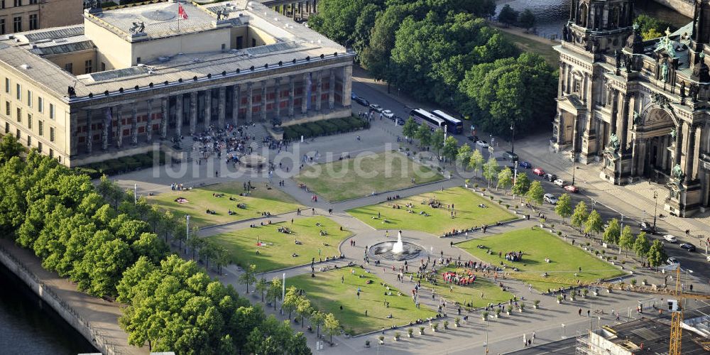 Berlin aus der Vogelperspektive: Lustgarten in Berlin-Mitte