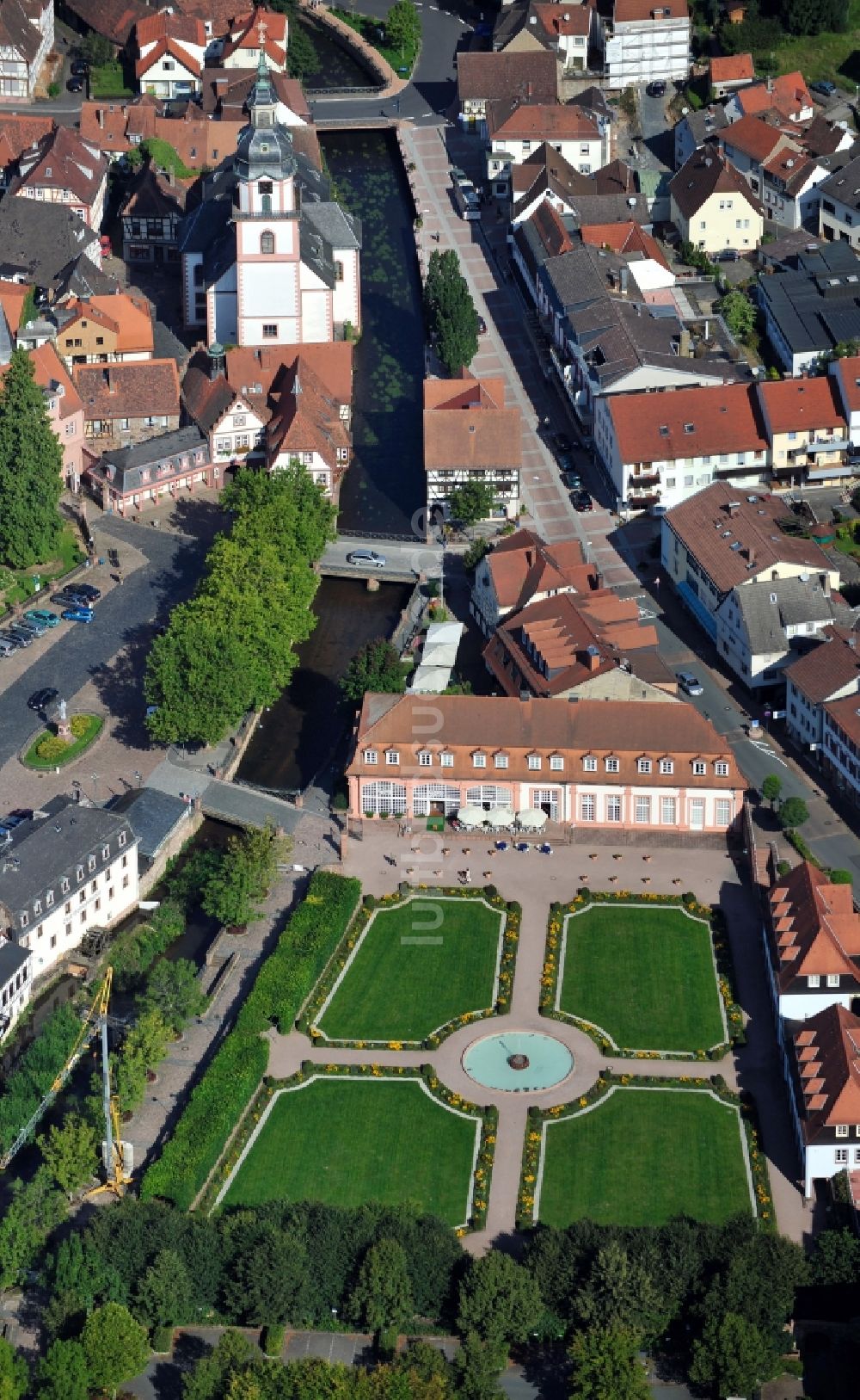 Luftbild Erbach - Lustgarten Erbach im Bundesland Hessen