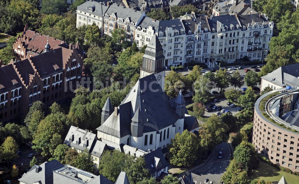 Luftaufnahme Wiesbaden - Lutherkirche Wiesbaden