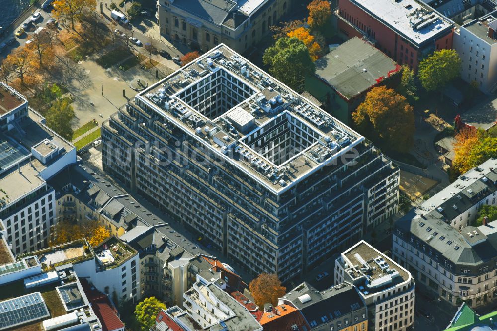 Luftbild Berlin - Luxus- Wohnungsbau Immobilienprojekt yoo berlin im Ortsteil Mitte in Berlin, Deutschland