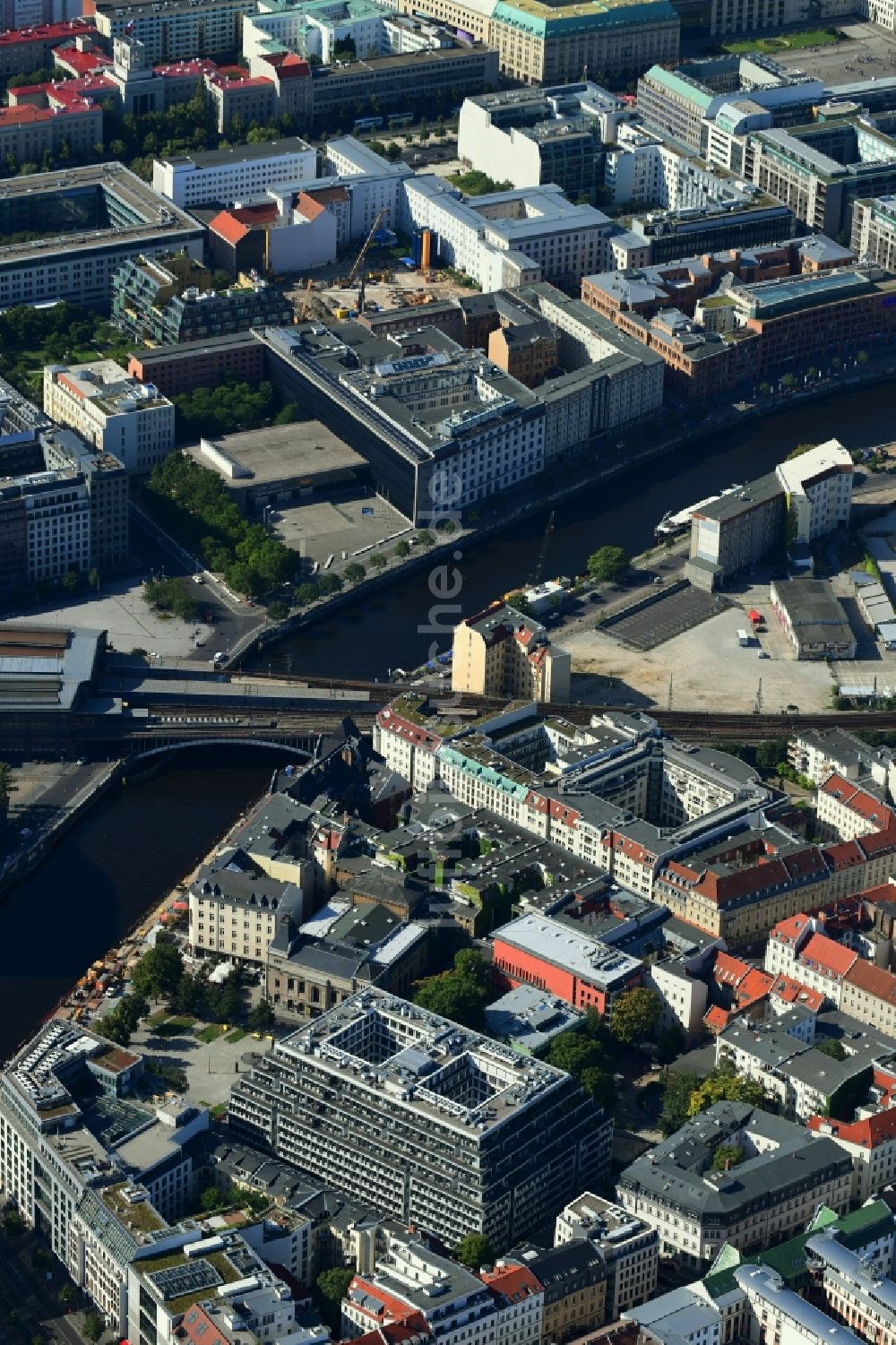 Luftbild Berlin - Luxus - Wohnungsneubau Immobilienprojekt yoo berlin in Berlin Mitte