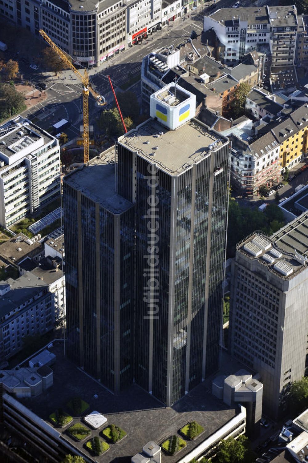 Luftaufnahme Düsseldorf - LVA Hochhaus Düsseldorf