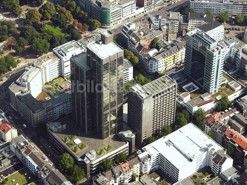 Düsseldorf (NRW) aus der Vogelperspektive: LVA-Hochhaus - Düsseldorf (NRW)