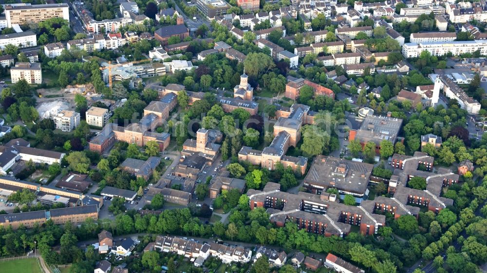 Bonn aus der Vogelperspektive: LVR-Klinik in Bonn im Bundesland Nordrhein-Westfalen, Deutschland