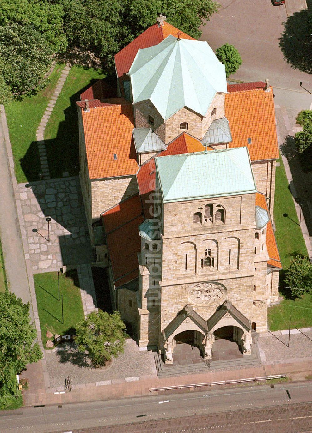 Luftaufnahme Herne - Löwenkirche Wanne-Eickel in Nordrhein-Westfalen