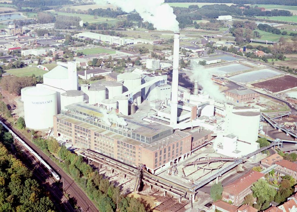 Luftbild Uelzen - Ülzen Nord Zucker Zuckerfabrik 01.10.2002