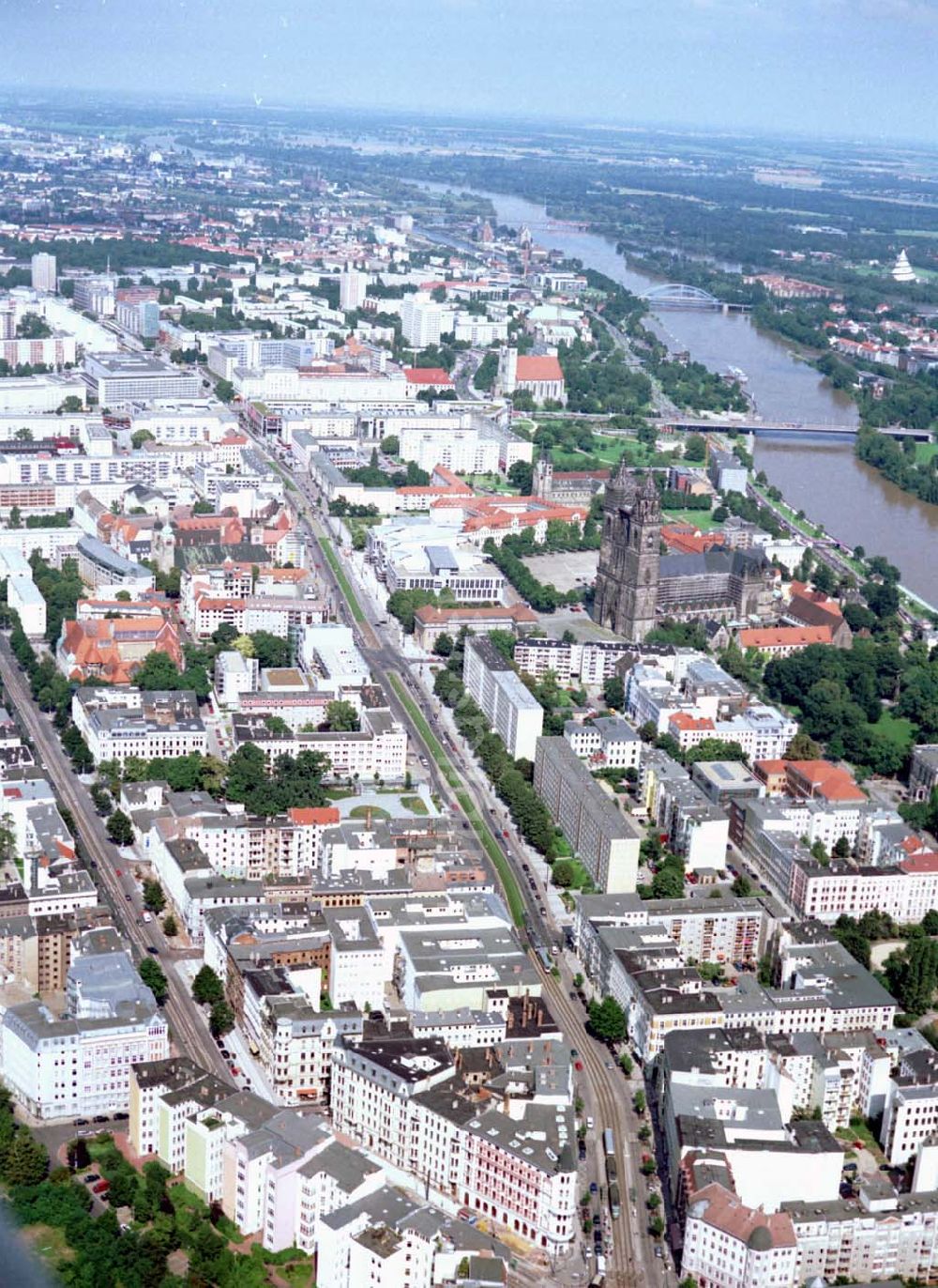 Luftaufnahme Magdeburg - 16.08.2002 Magdeburg