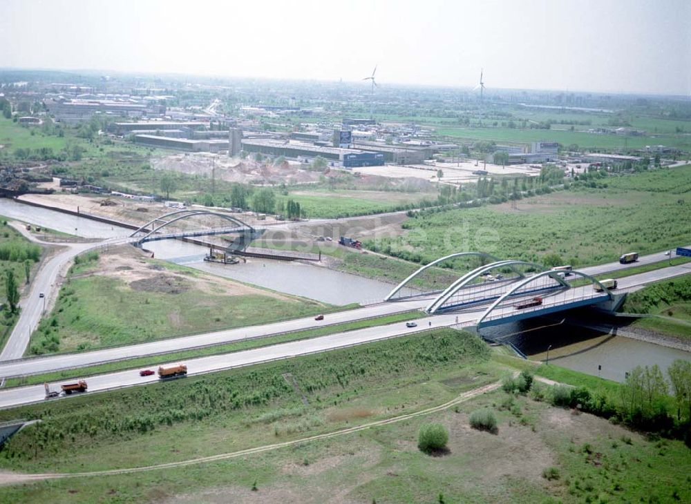 Magdeburg / Sachsen - Anhalt aus der Vogelperspektive: MAGDEBURG