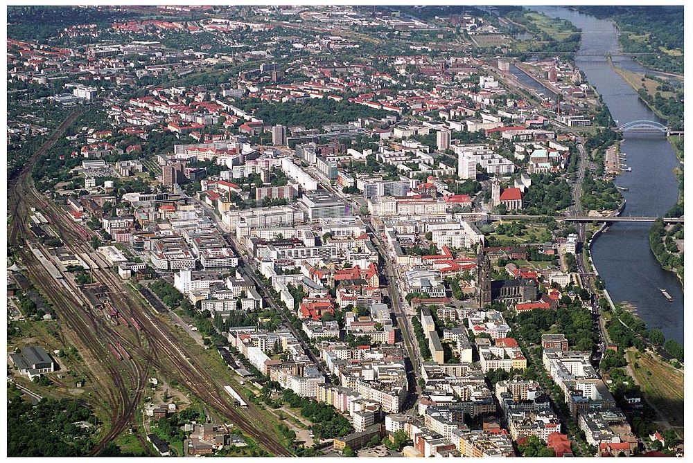 Luftaufnahme Magdeburg - Magdeburg Übersicht