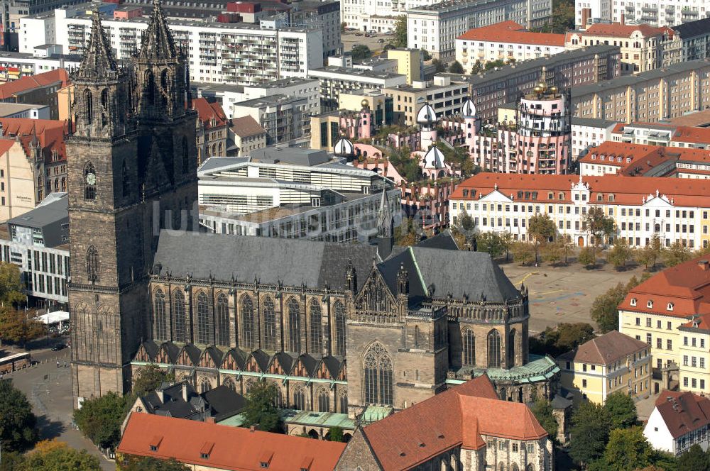 Luftaufnahme Magdeburg - Magdeburg Dom