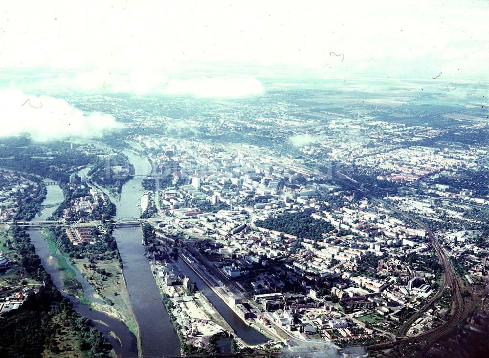 Luftbild Magdeburg - Magdeburg an der Elbe