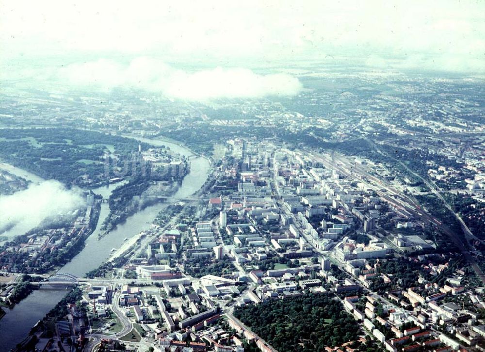 Luftaufnahme Magdeburg - Magdeburg an der Elbe