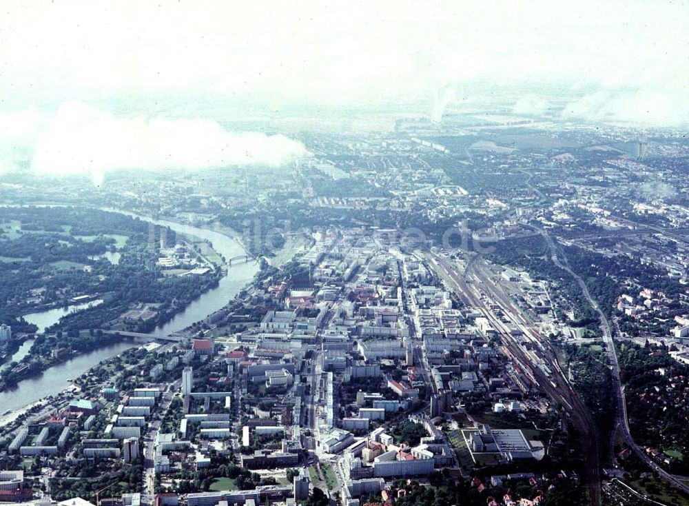 Magdeburg von oben - Magdeburg an der Elbe