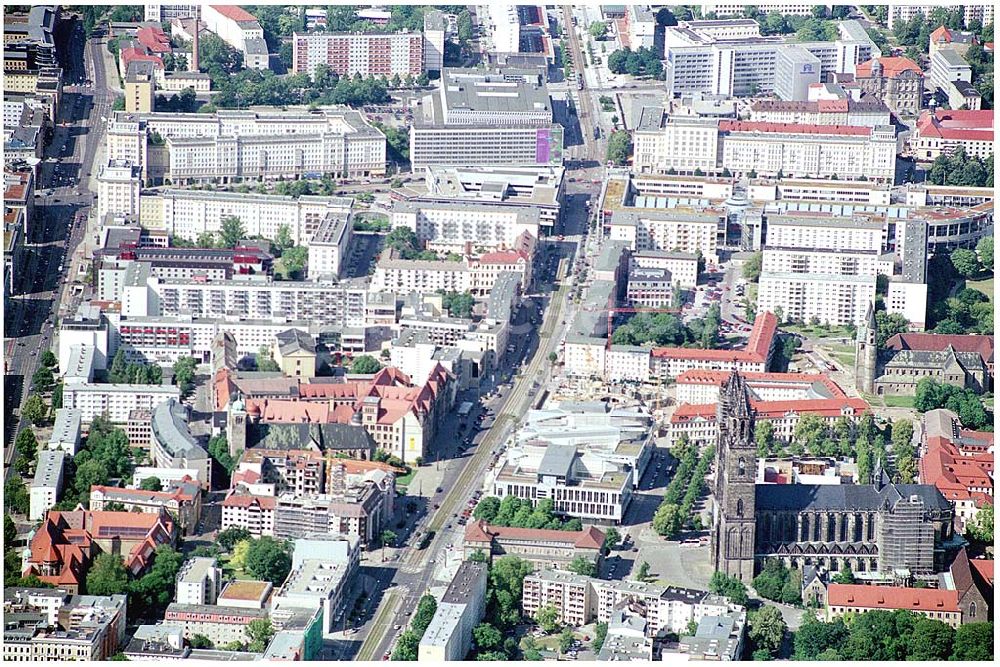 Luftbild Magdeburg - Magdeburg Innenstadt