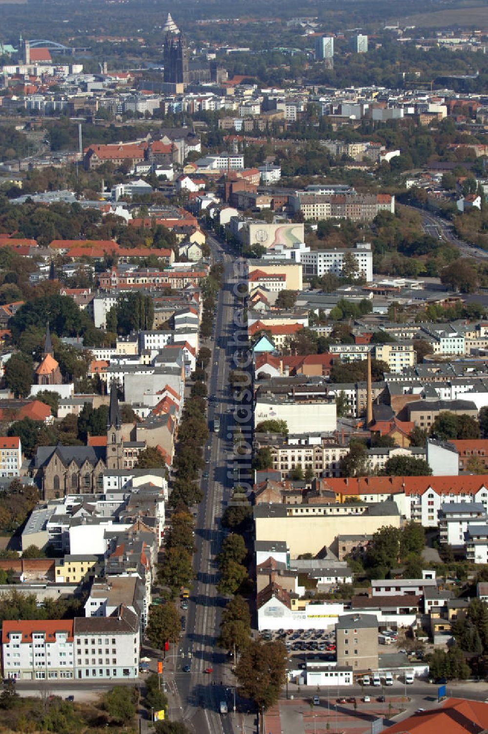 Magdeburg von oben - Magdeburg Sudenburg