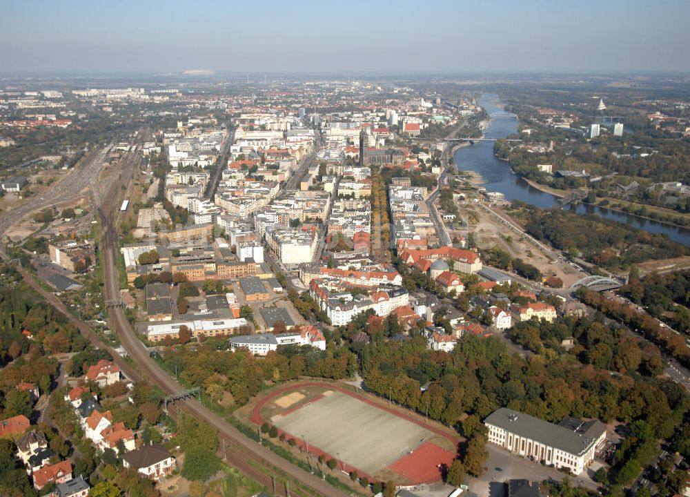 Luftbild Magdeburg - Magdeburger Altstadt