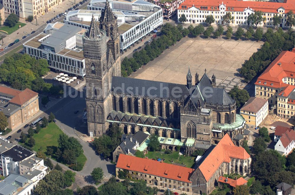 Luftbild Magdeburg - Magdeburger Dom