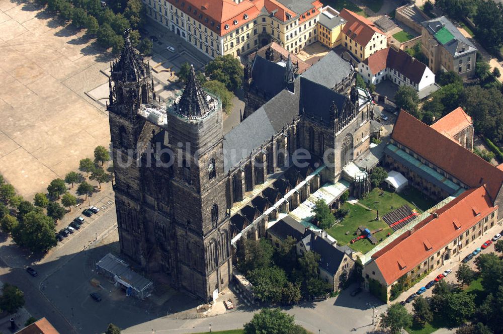 Magdeburg von oben - Magdeburger Dom