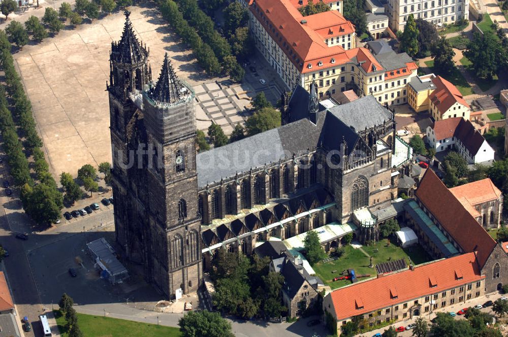 Magdeburg aus der Vogelperspektive: Magdeburger Dom