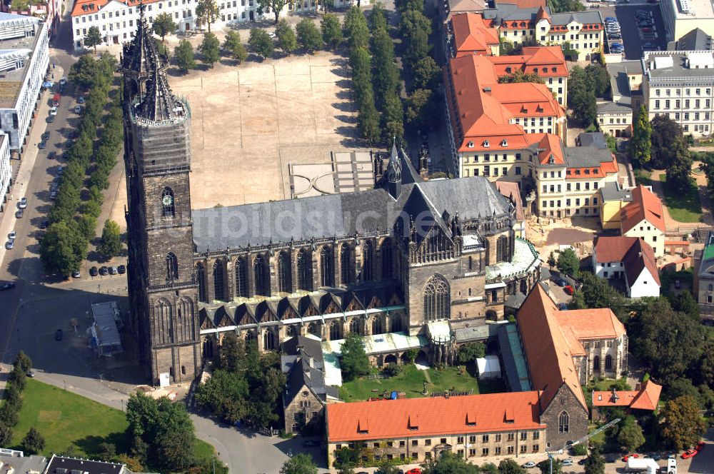 Luftbild Magdeburg - Magdeburger Dom