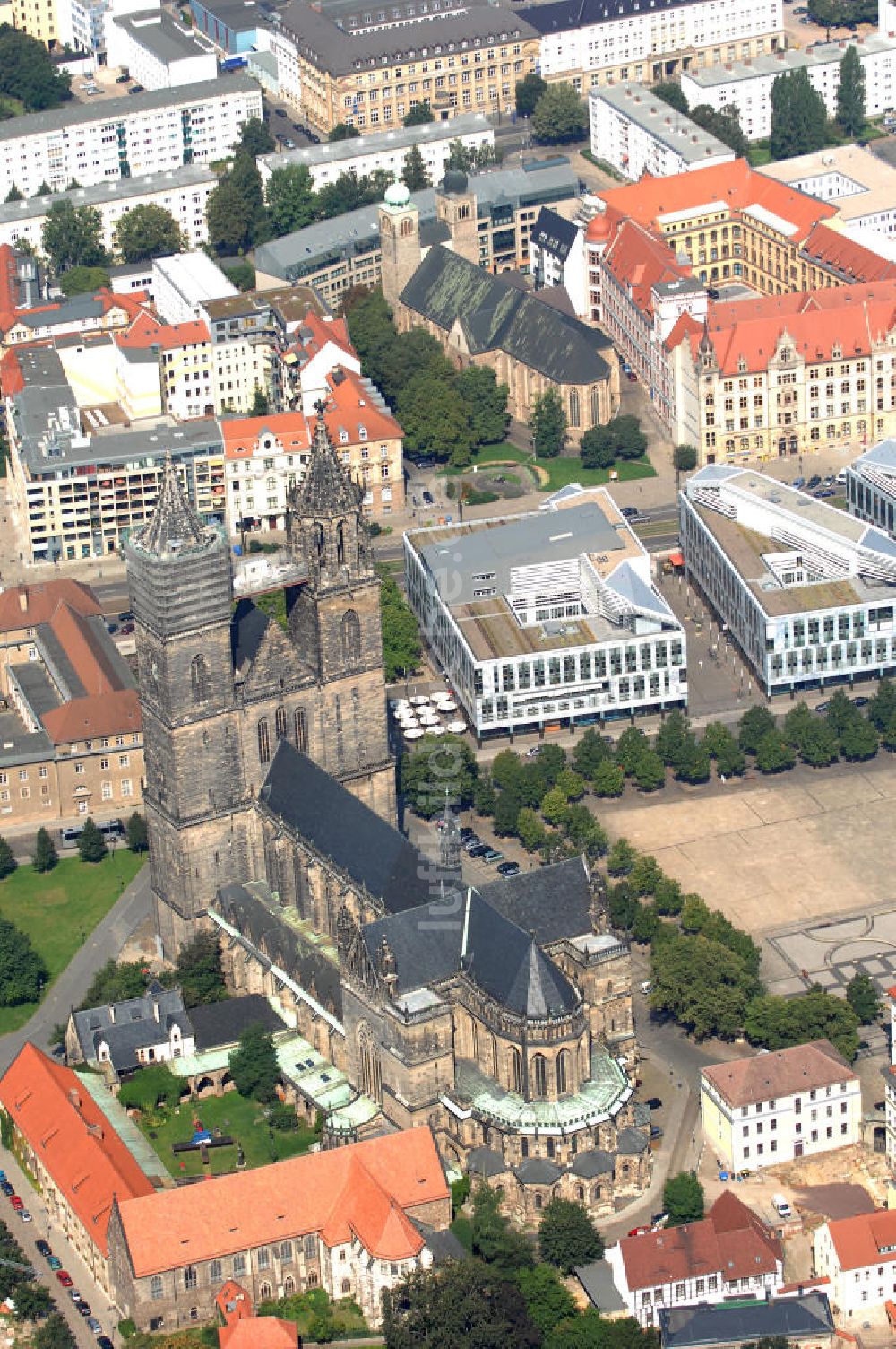 Luftaufnahme Magdeburg - Magdeburger Dom