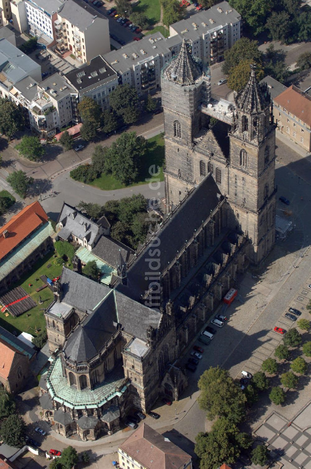 Luftbild Magdeburg - Magdeburger Dom