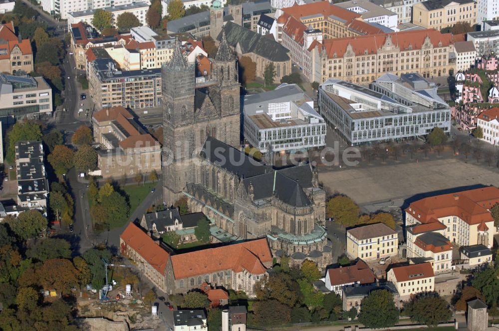 Luftbild Magdeburg - Magdeburger Dom