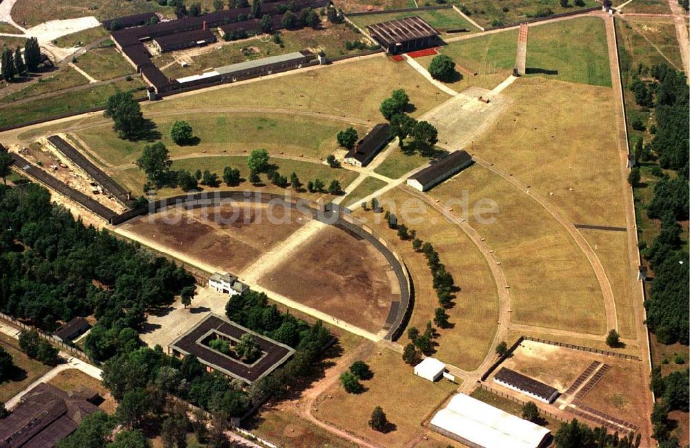 Luftbild Oranienburg - Mahn- und Gedenkstätte des ehem. KZ Sachsenhausen / Brandenburg