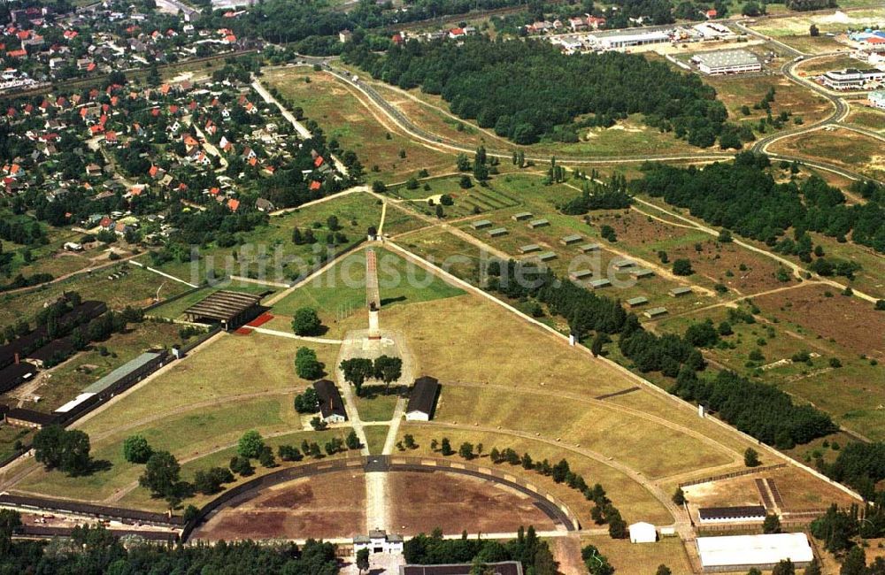 Luftaufnahme Oranienburg - Mahn- und Gedenkstätte des ehem. KZ Sachsenhausen / Brandenburg