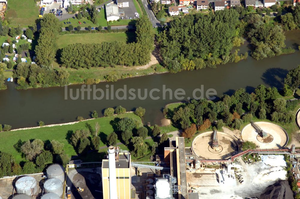 Luftaufnahme Ochsenfurt - Main Uferbereich Nordufer zwischen Großmannsdorf und Marktbreit