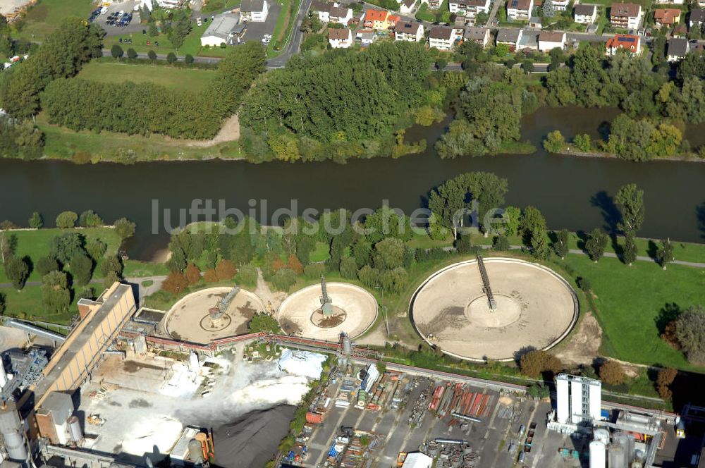 Ochsenfurt aus der Vogelperspektive: Main Uferbereich Nordufer zwischen Großmannsdorf und Marktbreit