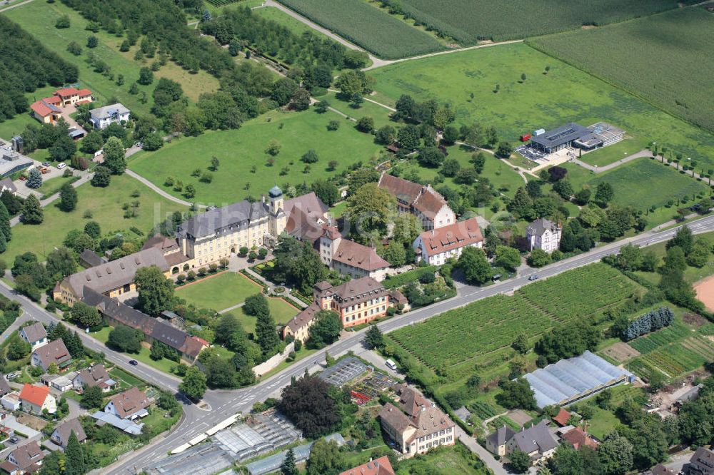 Heitersheim aus der Vogelperspektive: Malteserschloss Heitersheim