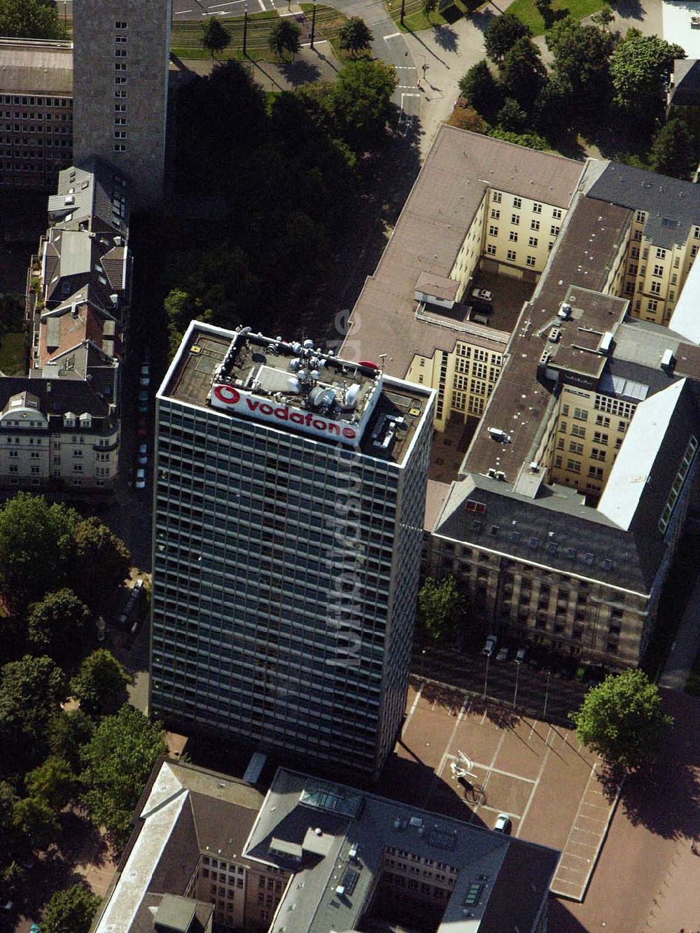 Luftaufnahme Düsseldorf (NRW) - Mannesmann Hochhaus (Vodafone) - Düsseldorf (NRW)