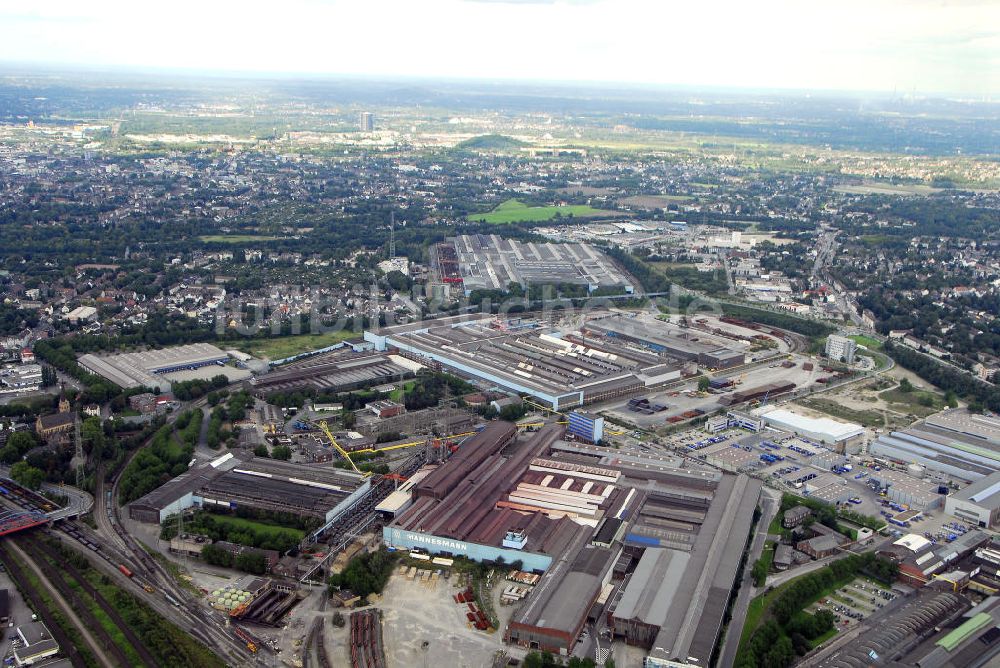 Luftaufnahme Mühlheim an der Ruhr - Mannesmannröhren-Werke in Mülheim an der Ruhr