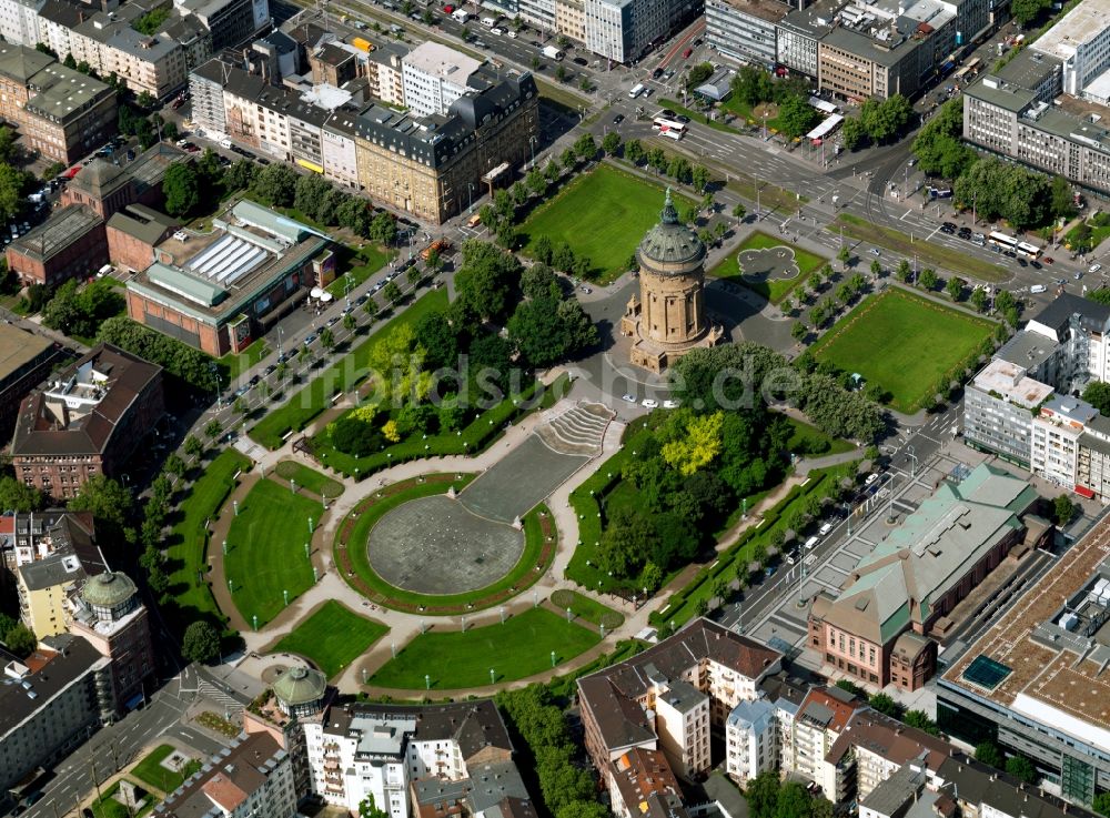 Mannheim von oben - Mannheim im Bundesland Baden-Württemberg