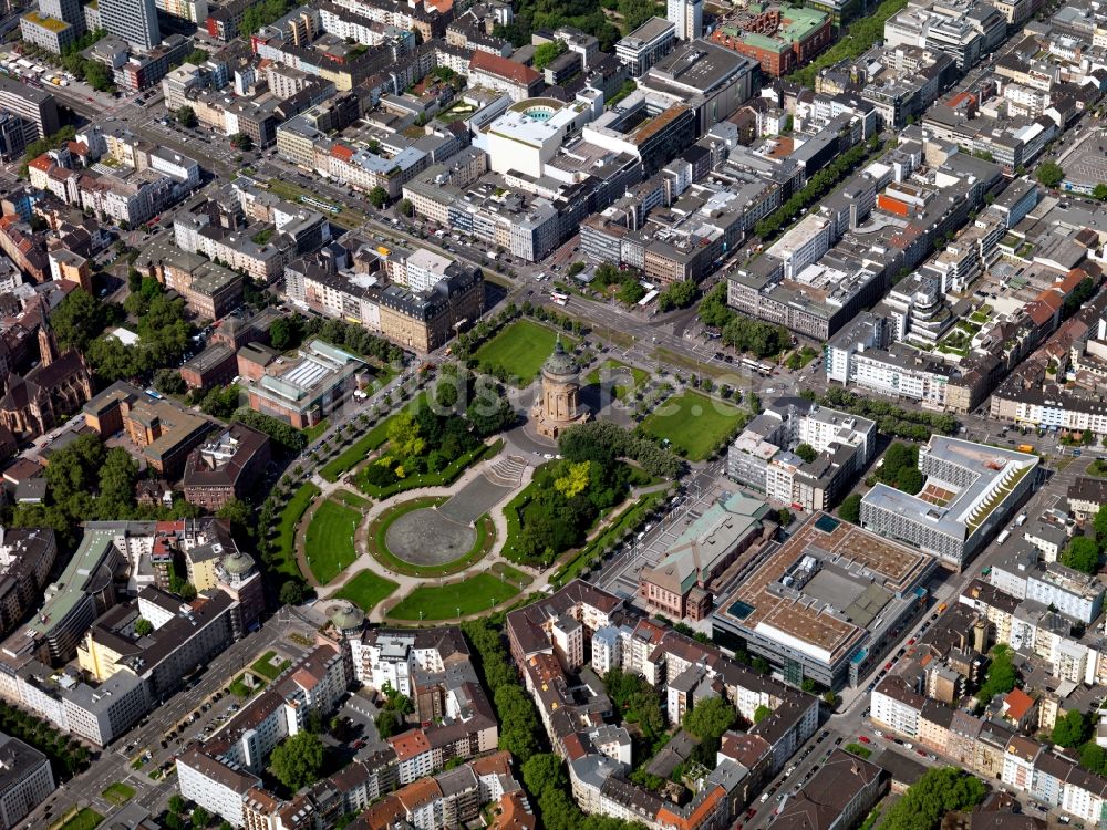 Luftaufnahme Mannheim - Mannheim im Bundesland Baden-Württemberg