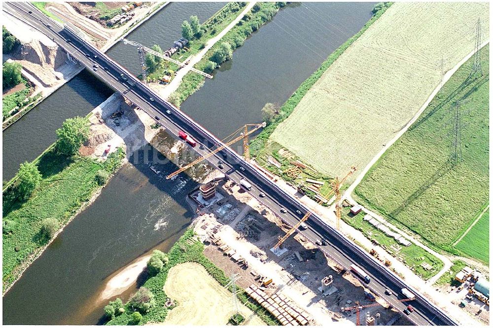 Luftaufnahme Mannheim - Mannheim Bau des neuen Stadtrings