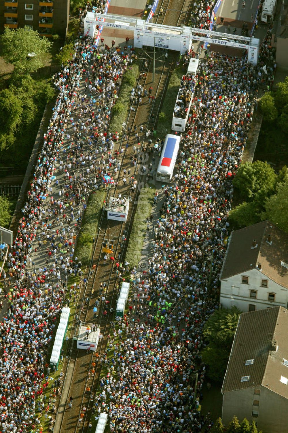 Luftaufnahme Bochum - Marathon Bochum