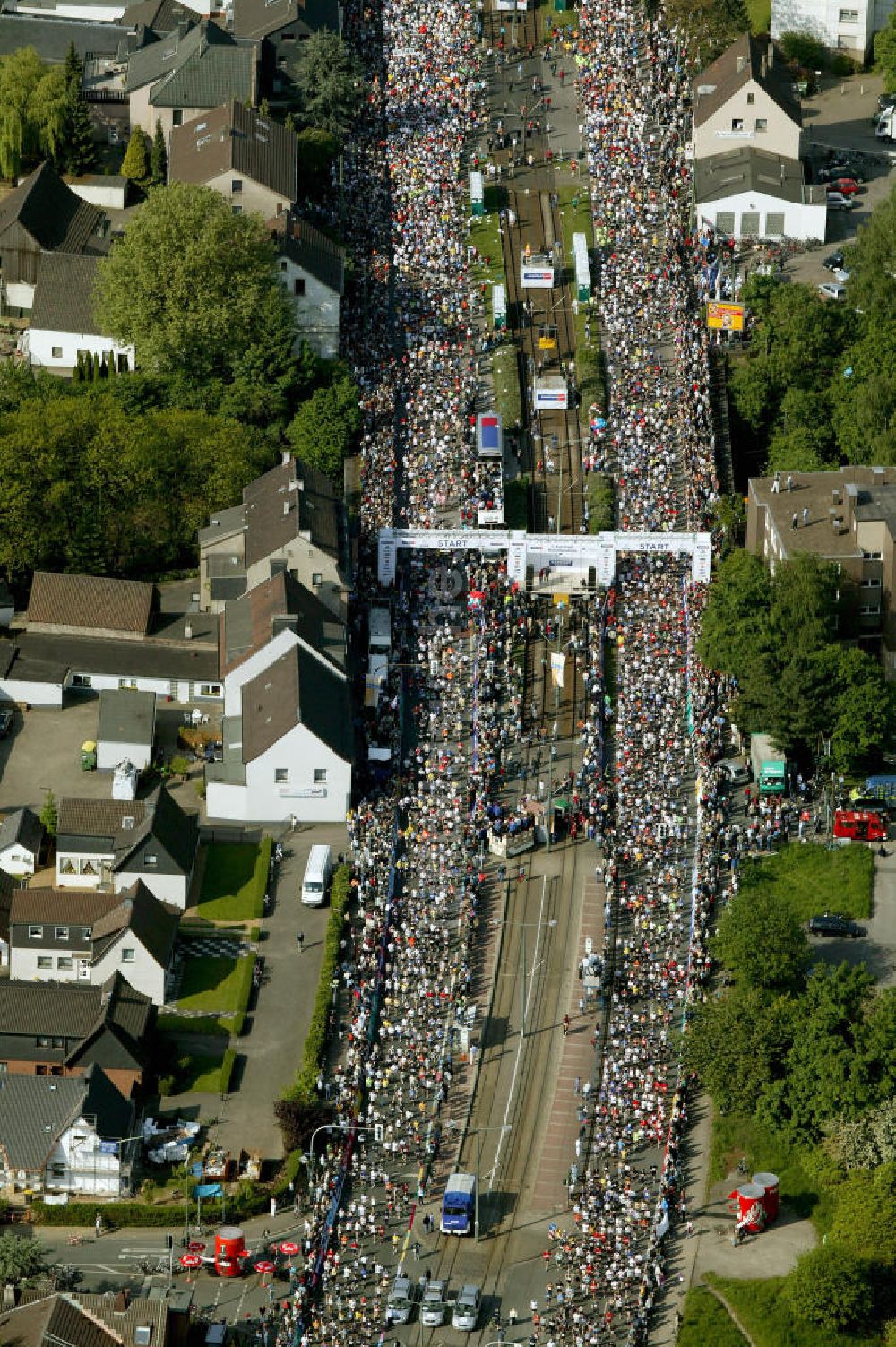 Luftaufnahme Bochum - Marathon Bochum