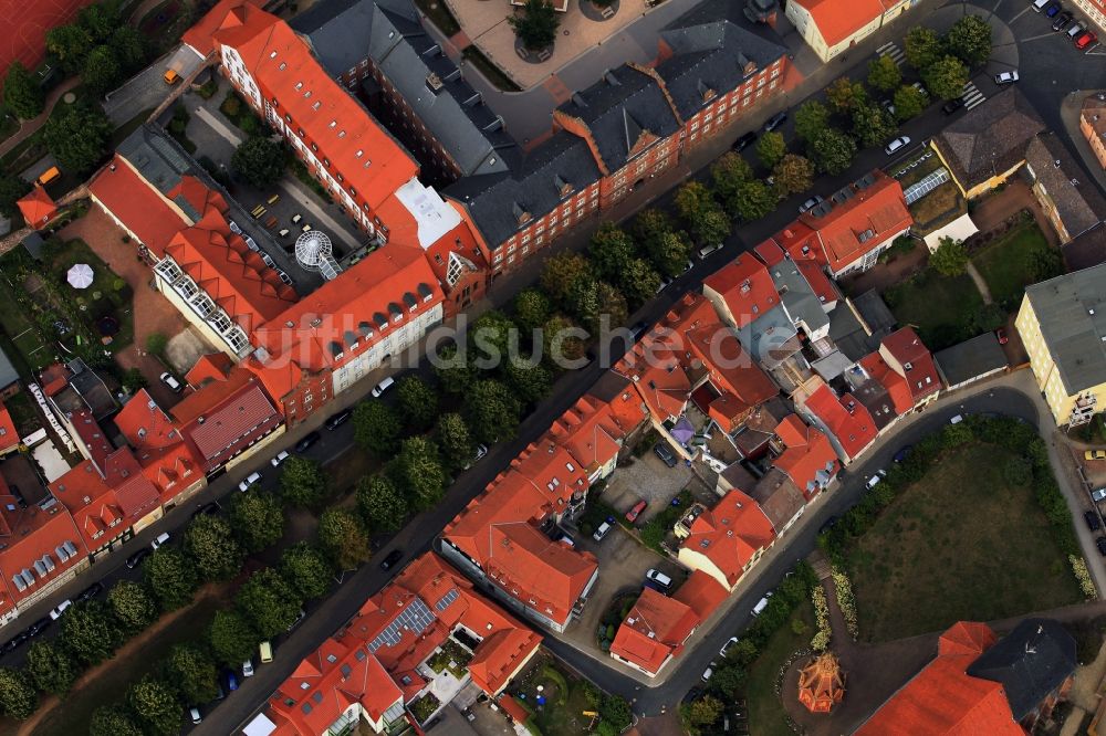 Luftaufnahme Heilbad Heiligenstadt - Marcel-Callo-Haus und Lorenz-Kellner-Schule in der Lindenallee in Heilbad Heiligenstadt in Thüringen