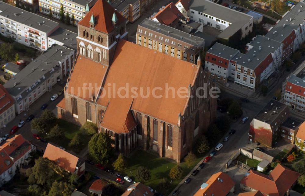 Luftaufnahme Greifswald - Marienkirche