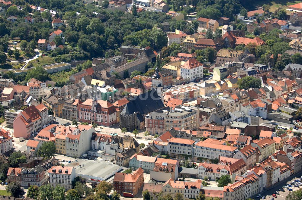 Luftbild Weißenfels - Marienkirche in Weißenfels / Sachsen-Anhalt