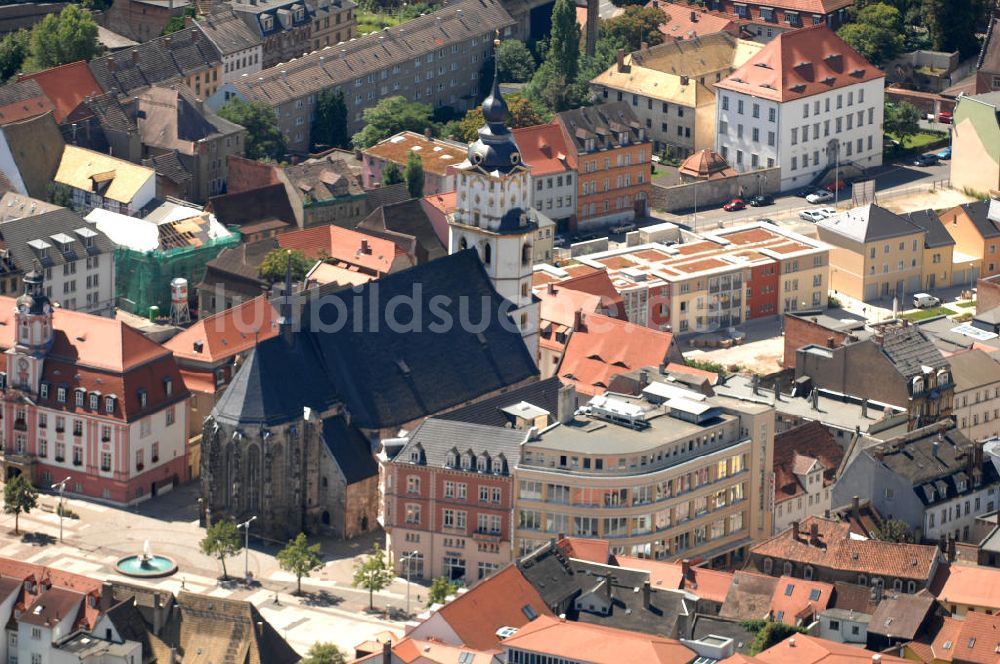 Luftaufnahme Weißenfels - Marienkirche in Weißenfels / Sachsen-Anhalt