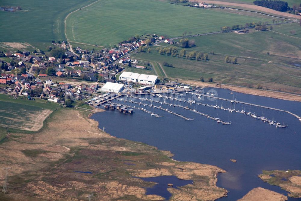 Kröslin aus der Vogelperspektive: Marina Kröslin Mecklenburg-Vorpommern