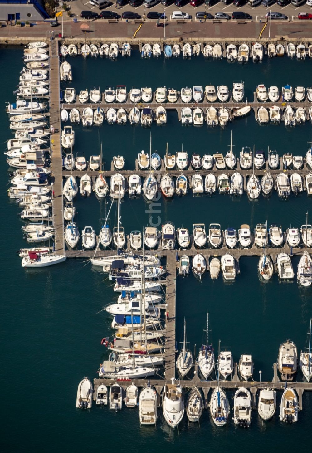 Port-Vendres aus der Vogelperspektive: Marina in Port-Vendres in Frankreich