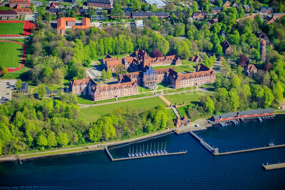 Luftaufnahme Flensburg - Marineschule Mürwik in Flensburg im Bundesland Schleswig-Holstein