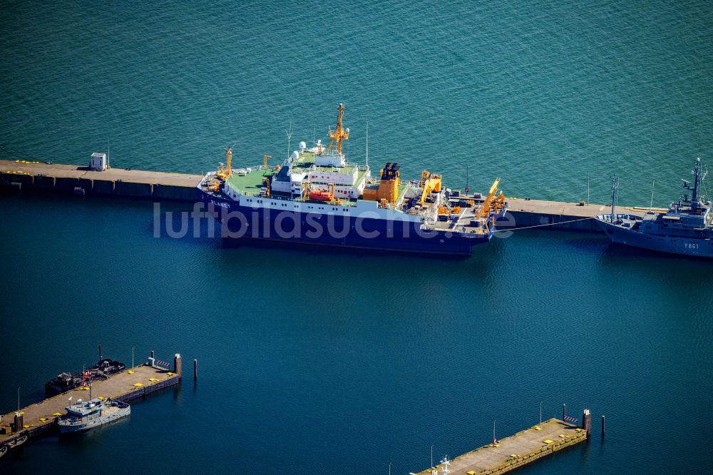 Eckernförde aus der Vogelperspektive: Marinestützpunkt Eckernförde in Eckernförde im Bundesland Schleswig-Holstein